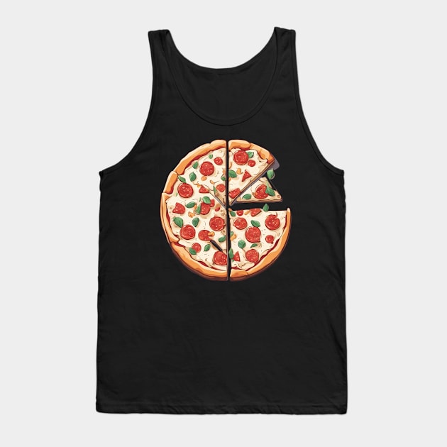 Pizza Lover Tank Top by animegirlnft